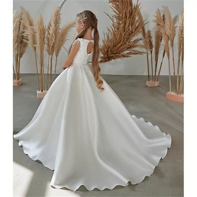 Dress Girls' First Girl Communion Flower Party