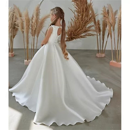 Dress Girls' First Girl Communion Flower Party