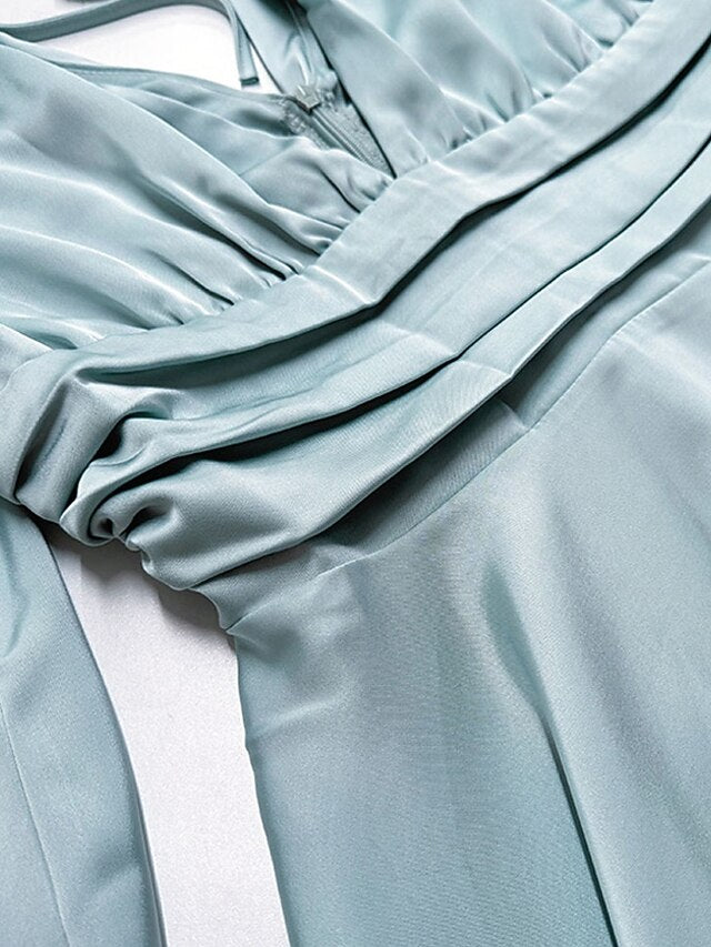 Women's Mini Dress Satin Dress Cocktail Dress Slip Dress