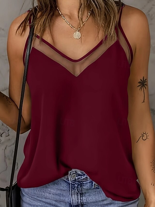 Women's T Shirt Tank Top Tee Top Plain Fashion Sexy Classic