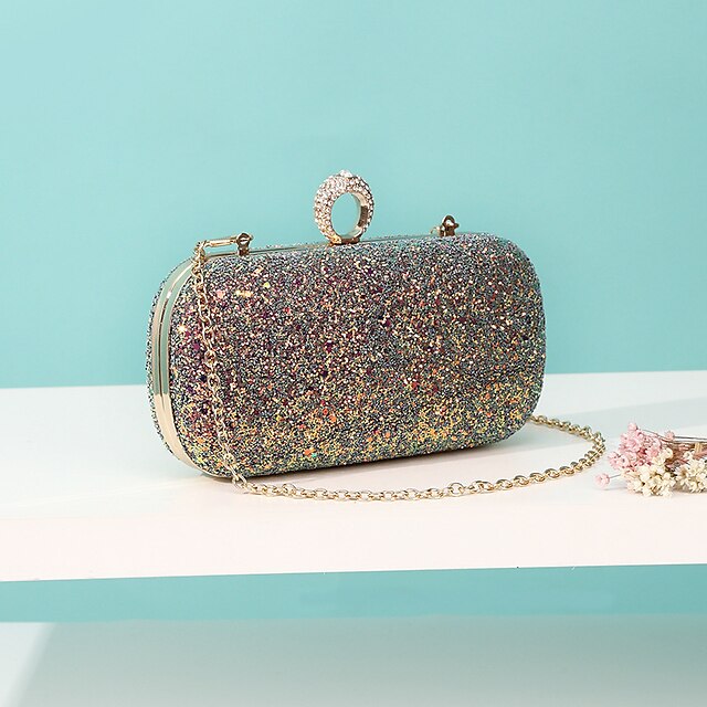 Wristlet Leather PU Bags Clutch Women's Evening Bag