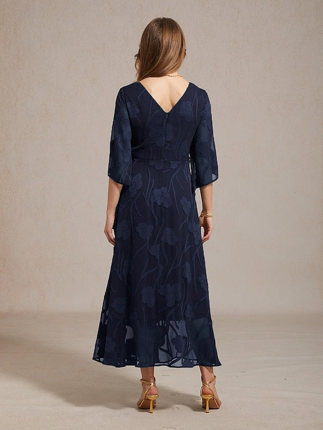 Women's Maxi Dress Chiffon Dress Elegant Daily Vacation