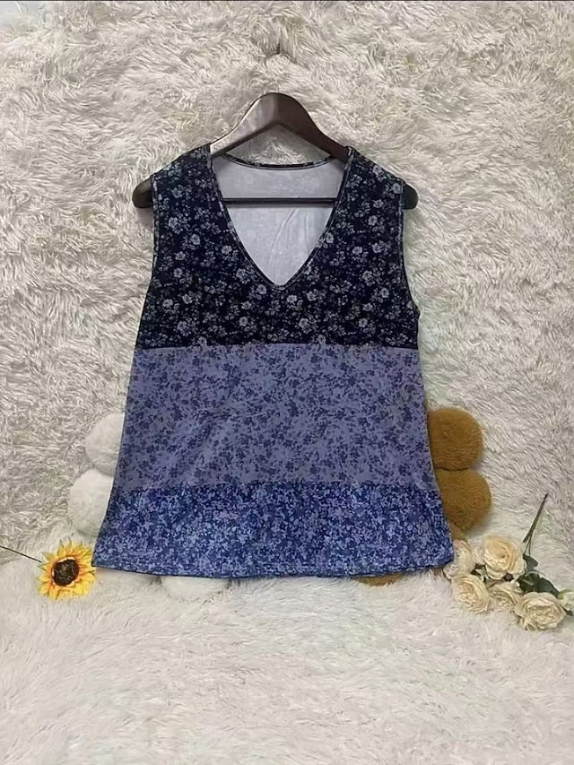 Women's Tank Top Camisole Tank Top Print Floral Bohemia