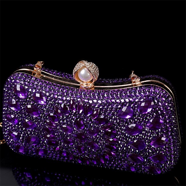 Women's Clutch Luxury Evening Multicolor – Crystal