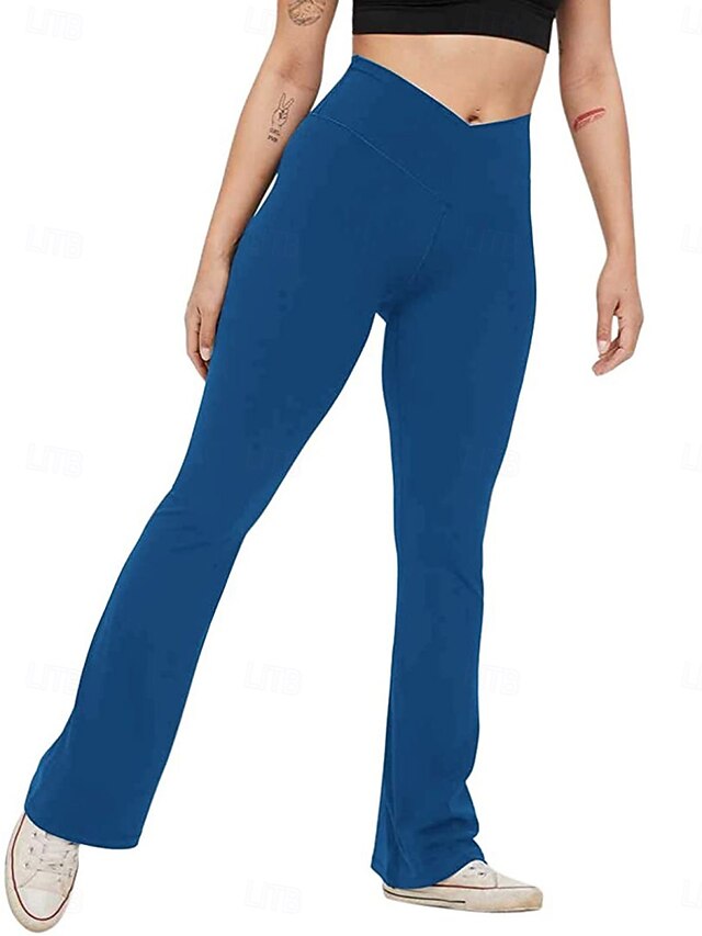 Women's Trousers Flare Leggings Fashion Streetwear Basic