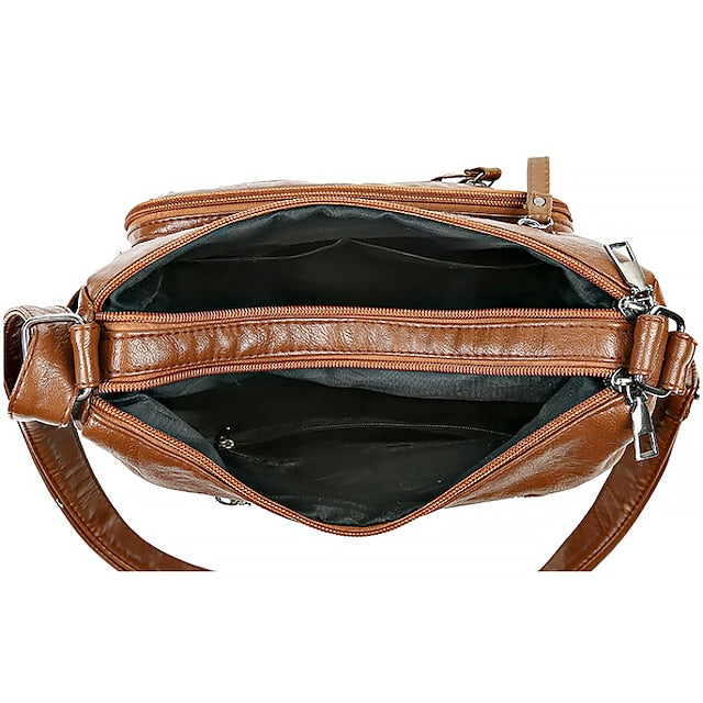 PU Women's Shoulder Leather Bag Crossbody Hobo