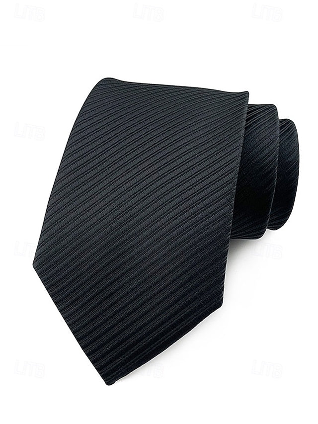 satin Men's tie striped
