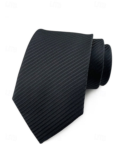 satin Men's tie striped