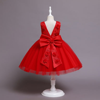 Dress Party Wedding Girls' Girl Flower