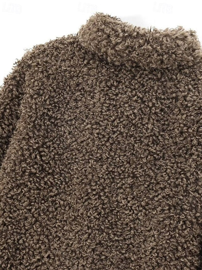 Coat Warm Fur Furs Teddy Comfortable Women's Faux