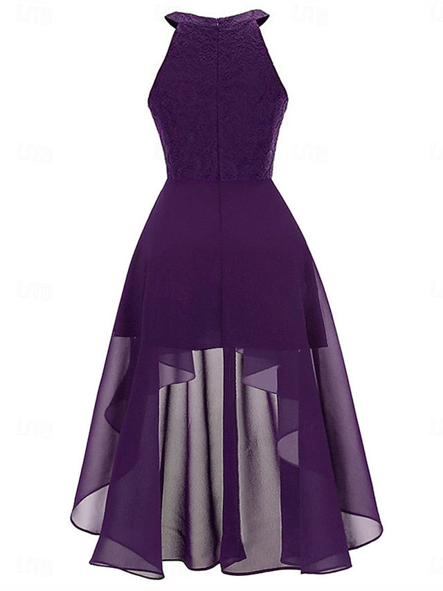 Women's Midi Dress Chiffon Dress A Line Dress Elegant