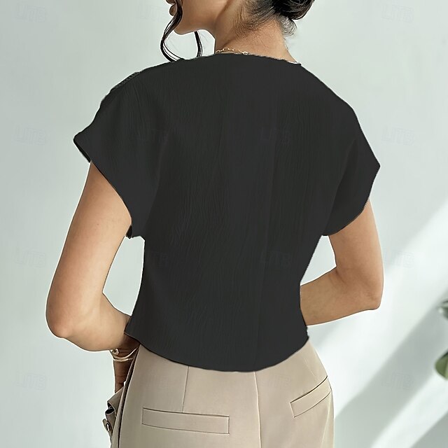 Women's Casual Shirt Button Up Shirt Blouse Buttons
