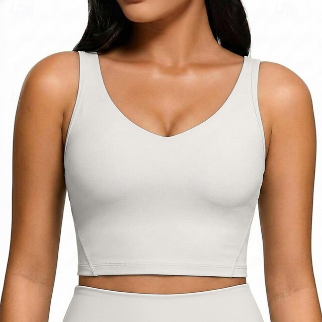 Women's Petite Athletic Tank Slim fit top Tunic Solid Color