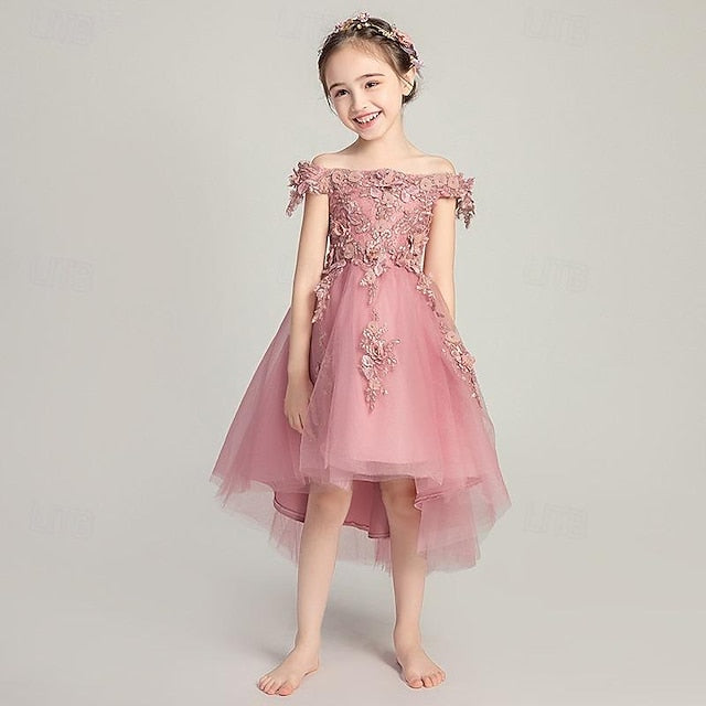 Dress Sequin Flower Girls' Toddler Party Girl