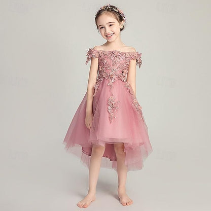 Dress Sequin Flower Girls' Toddler Party Girl