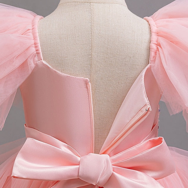 Party Dress Sleeveless Wedding Kids Sequin Girls' Special