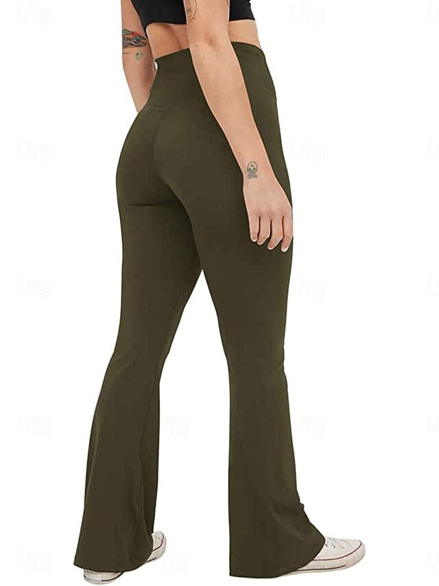 Women's Trousers Flare Leggings Fashion Streetwear Basic