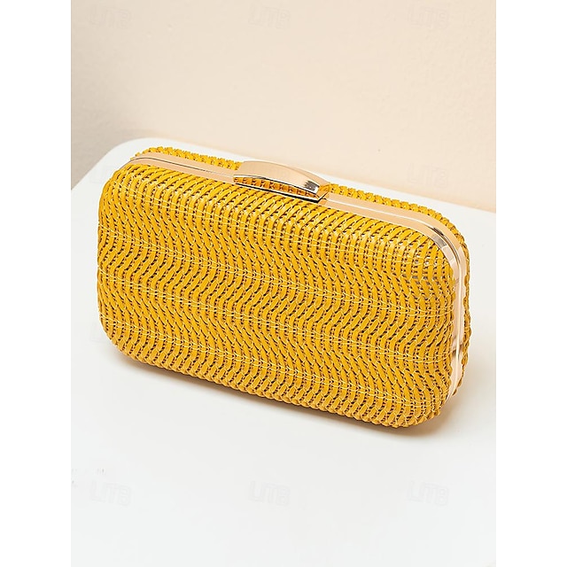 Evening Leather Wristlet Bag Clutch Women's PU Party