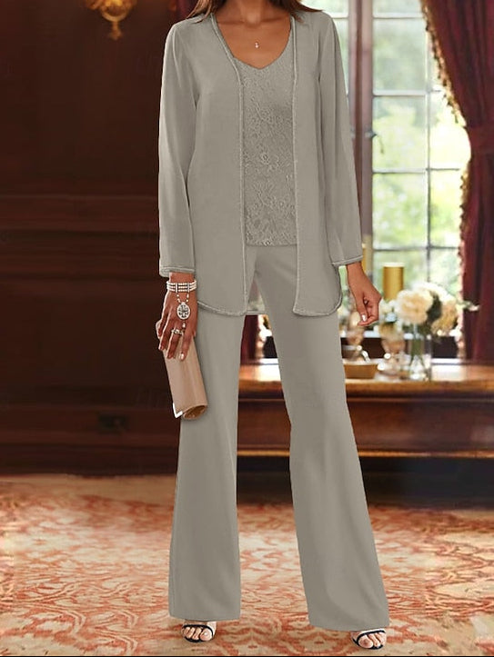 of Beach Mother Bride Piece the Formal Wedding Pantsuit 3