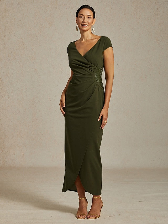 Women's Maxi Dress Sheath Dress Elegant Regular Fit Solid