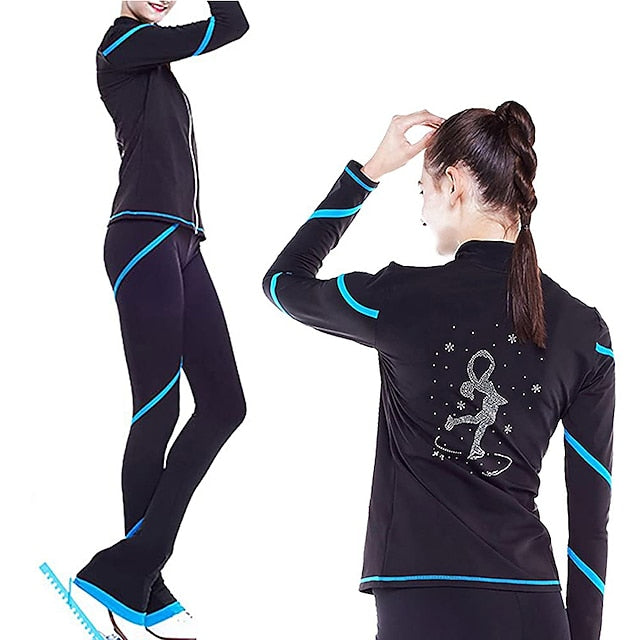 Figure Skating Jacket with Pants Women's Girls' Ice