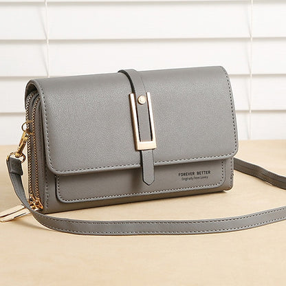 PU Crossbody Phone Bag Mobile Leather Women's Wallet