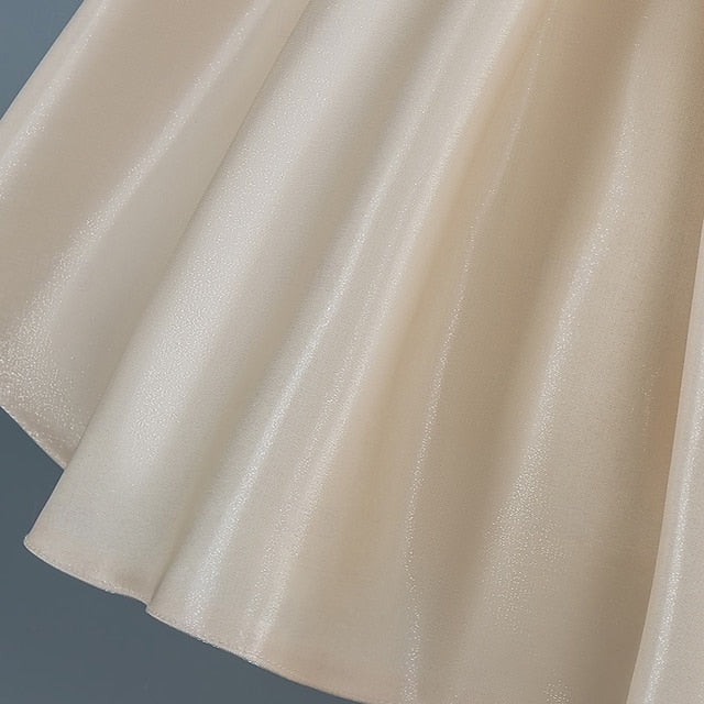 Sequin Short Girls' Toddler Wedding Sleeve Party Dress