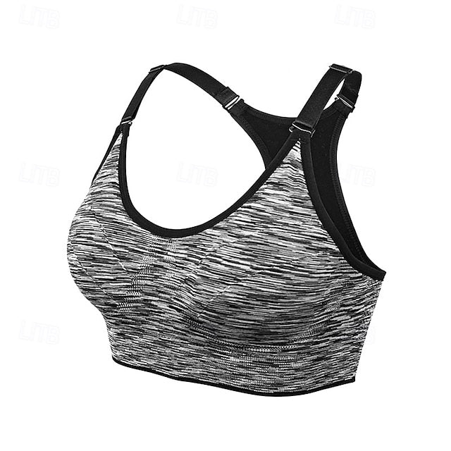 Women's Padded Bra Padded Tank Top Sports Bra Crew Neck
