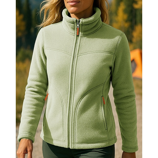 Women's Outdoor Jacket Hiking Jacket Fleece Jacket Winter