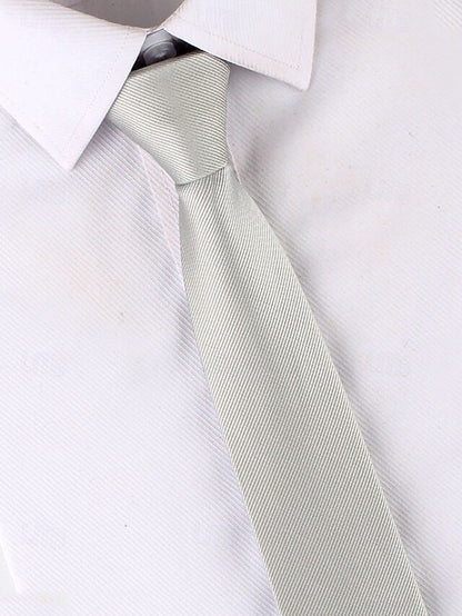 Narrow Pre-Tied Ties Classic Stripes - Zip and Men's