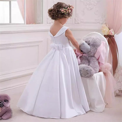 Girl Formal Lace Kid's Flower Girls' Dress