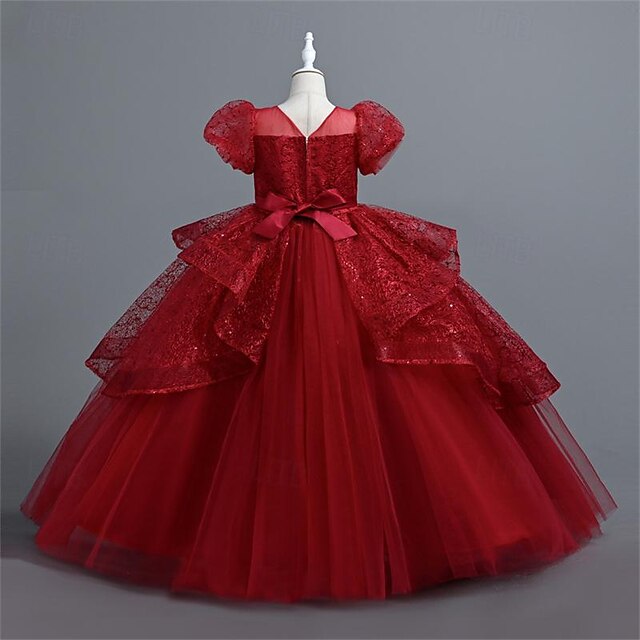 Girls' Girl Dress Wedding Performance Party Flower