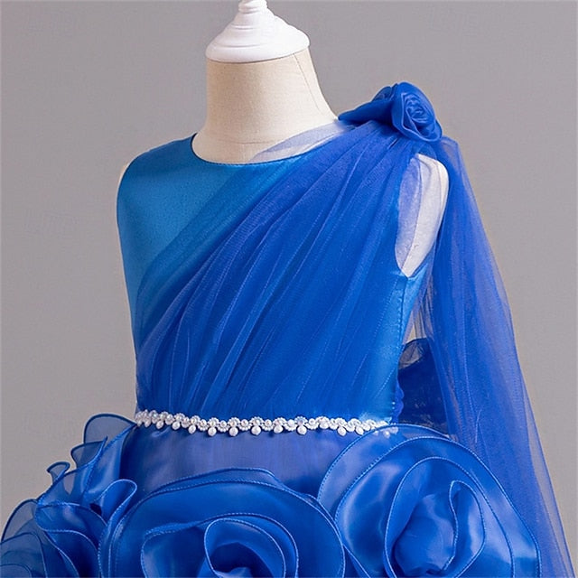 Cosplay Dress Color Party Solid Girls' Kids