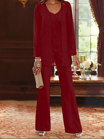 of Beach Mother Bride Piece the Formal Wedding Pantsuit 3