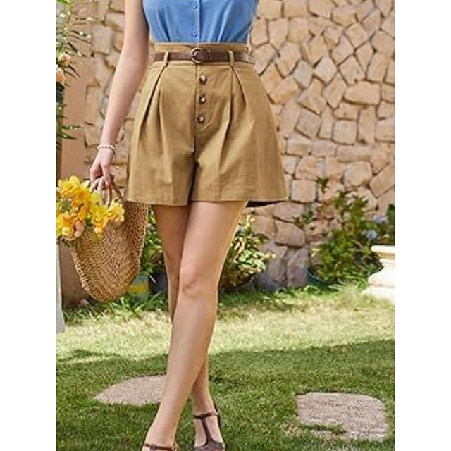 Women's Linen Like Faux Cotton Linen Sweatpants Chinos