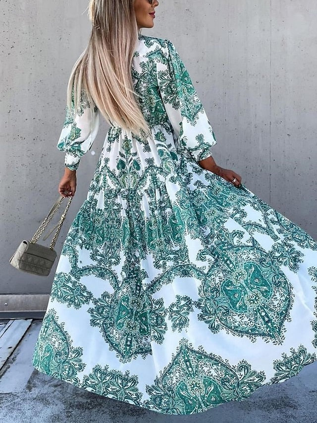 Women's Maxi Dress Shirt Dress Casual Dress Swing Dress A