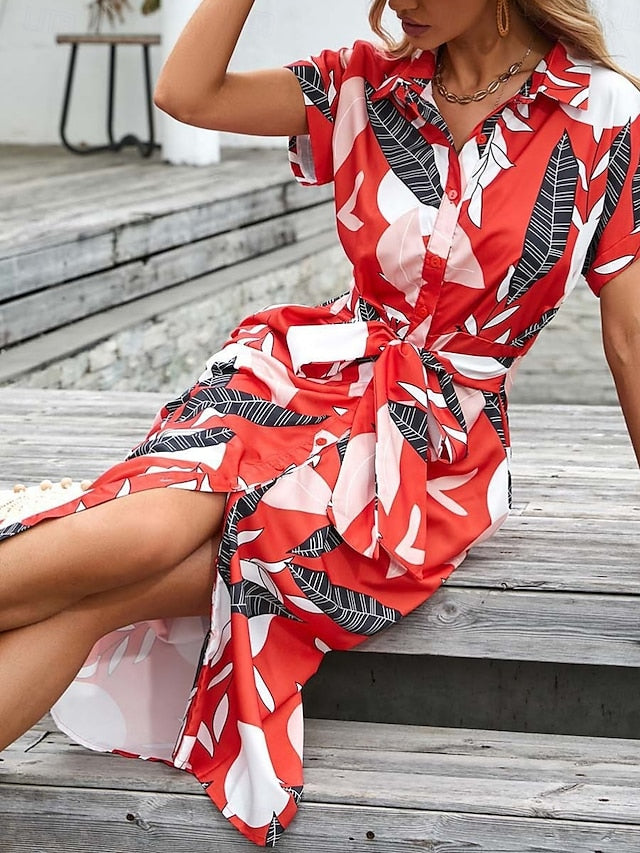 Women's Midi Dress Casual Dress A Line Dress Stylish Casual