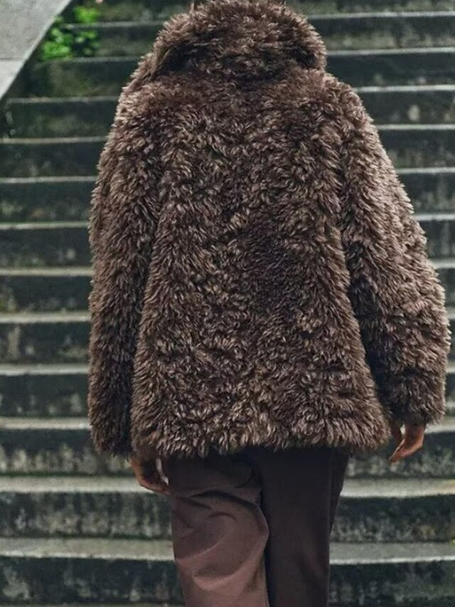 Coat Warm Fur Furs Teddy Comfortable Women's Faux