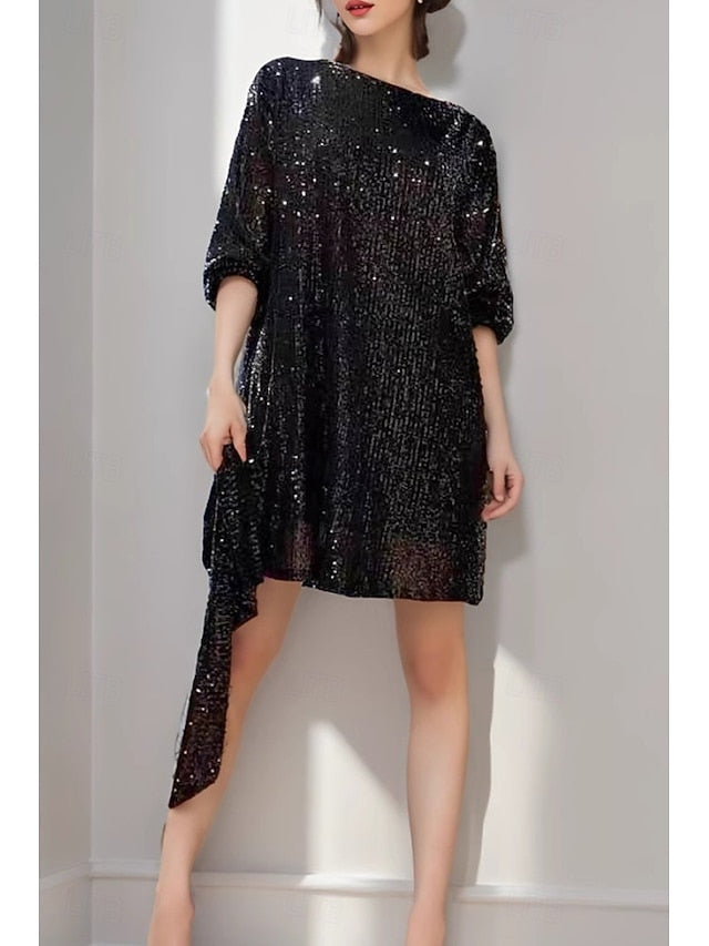 Women's Mini Dress Sequin Dress Party Dress Fashion Party