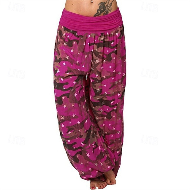 Women's Pants Trousers Palazzo Pants Fashion Boho Full