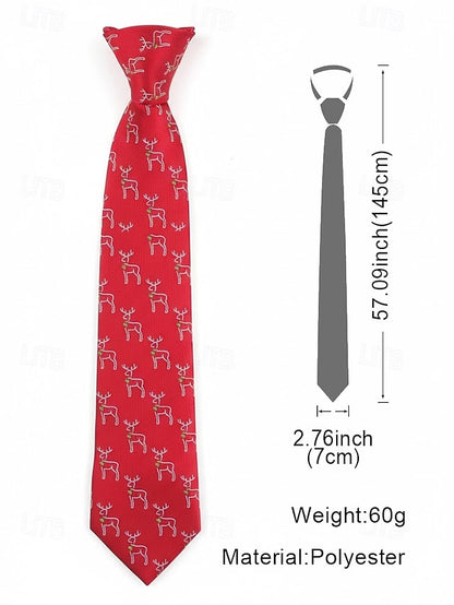 Necktie Santa Men's Christmas with