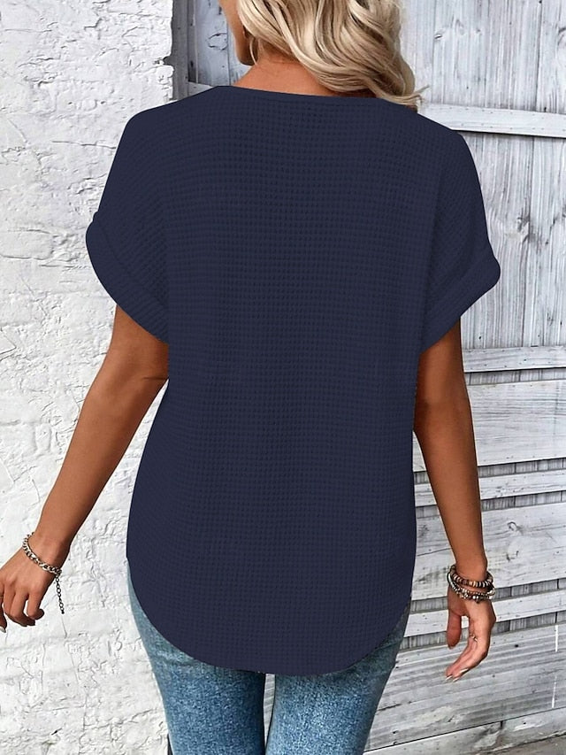 Women's Shirt Blouse Lace Tops Lace Plain Stylish Classic