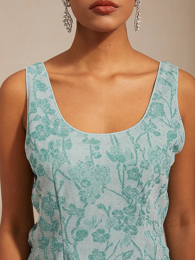 Women's Dressy Tops Twinset Elegant Lace Sequins Paisley