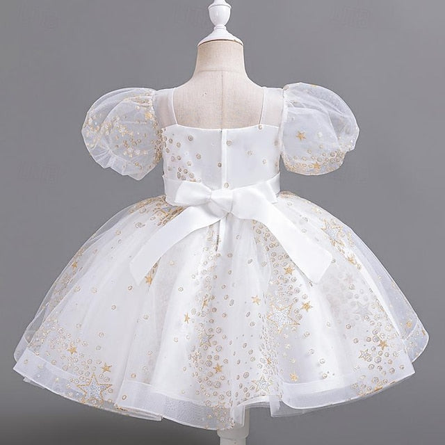 Flower Party Dress Kids Sequin Girls' Girl Floral