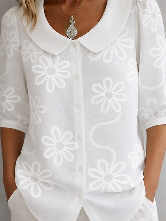 Women's Shirt Button Down Shirt Casual Shirt Blouse Buttons