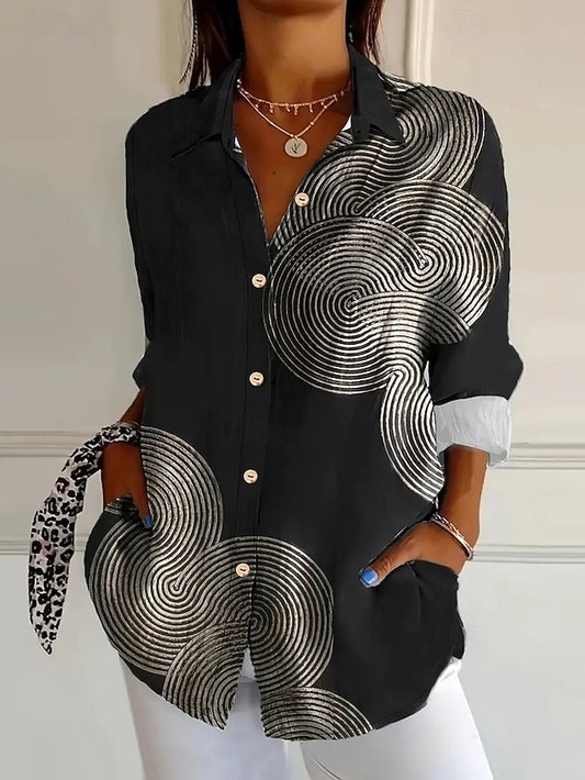 Women's Shirt Linen Like Breathable Lightweight Daily