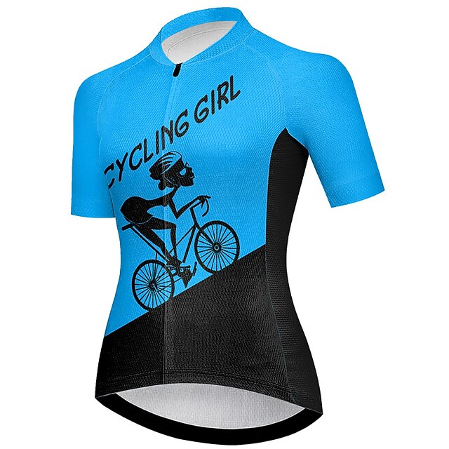 Women's Cycling Jersey Graphic Letter & Number Funny