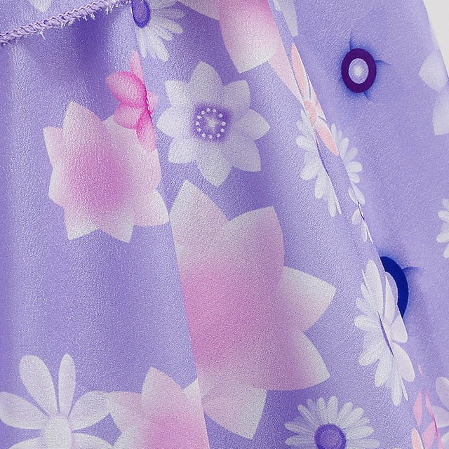 Flower Fairytale Isabela Princess Dress Madrigal Encanto Girl