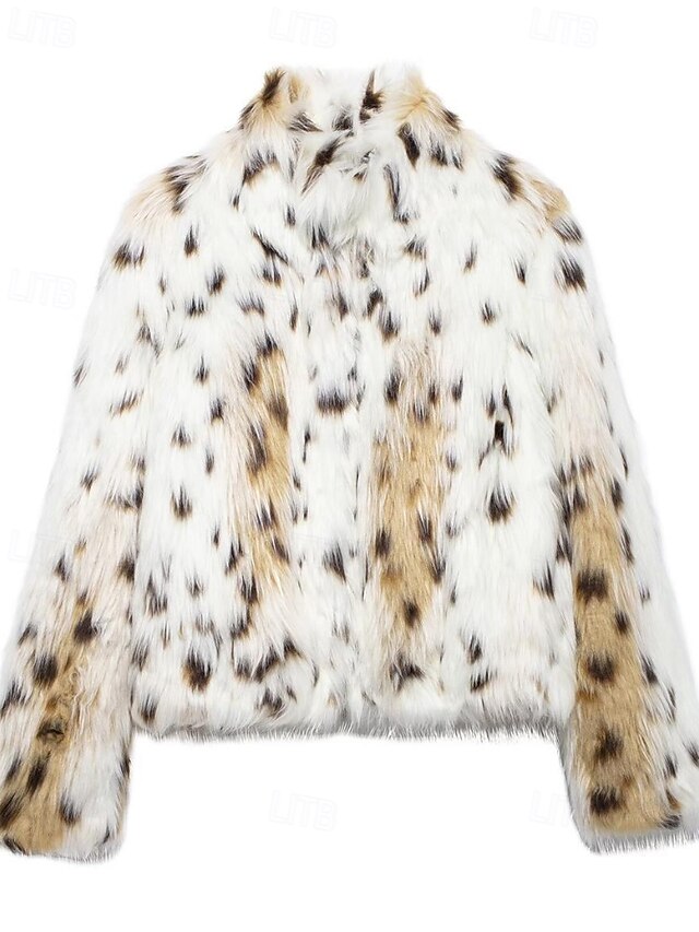 Comfortable Faux Warm Coat Fur Furs Women's Leathers