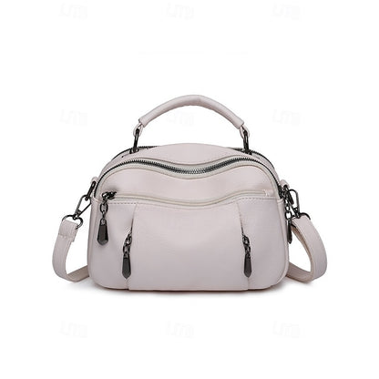 Crossbody Leather Faux Bag Women's